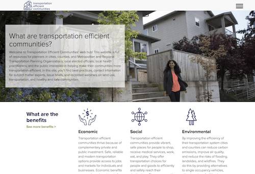 transportationefficient.org - transportation efficient communities webhub